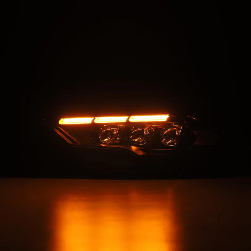 AlphaRex (NOVA-Series) 2018-2022 Ford Mustang MK II LED Projector Headlights - Black