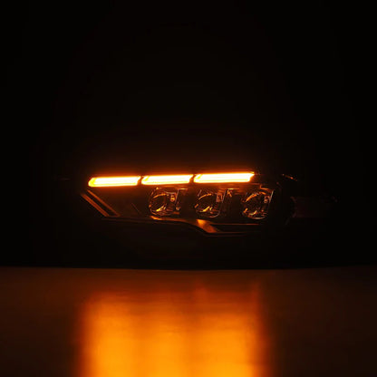 AlphaRex (NOVA-Series) 2018-2022 Ford Mustang MK II LED Projector Headlights - Black