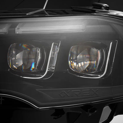 AlphaRex (NOVA-Series) 2018-2022 Ford Mustang MK II LED Projector Headlights - Black