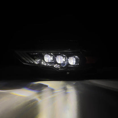 AlphaRex (NOVA-Series) 2018-2022 Ford Mustang LED Projector Headlights - Alpha-Black