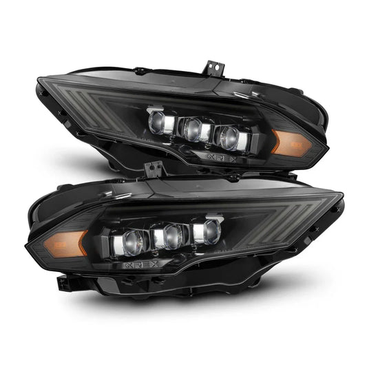 AlphaRex (NOVA-Series) 2018-2022 Ford Mustang LED Projector Headlights - Alpha-Black