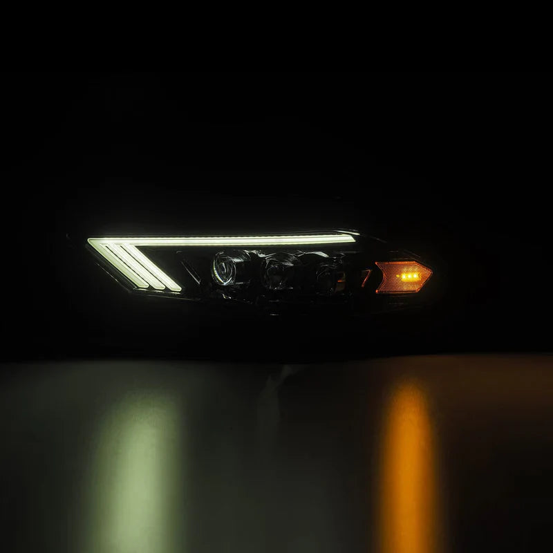 AlphaRex (NOVA-Series) 2018-2022 Ford Mustang LED Projector Headlights - Alpha-Black