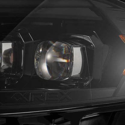 AlphaRex (NOVA-Series) 2018-2022 Ford Mustang LED Projector Headlights - Alpha-Black
