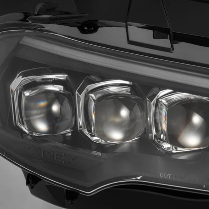 AlphaRex (NOVA-Series) 2018-2022 Ford Mustang LED Projector Headlights - Black