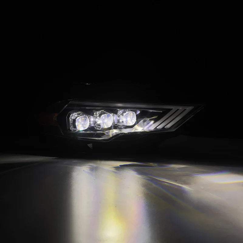 AlphaRex (NOVA-Series) 2018-2022 Ford Mustang LED Projector Headlights - Black