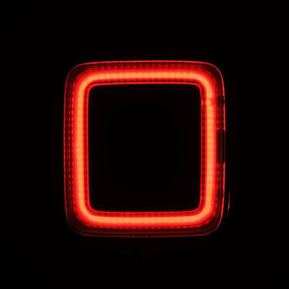 AlphaRex (NOVA-Series) 2018-2025 Jeep Wrangler JL Prismatic LED Tail Lights - Clear