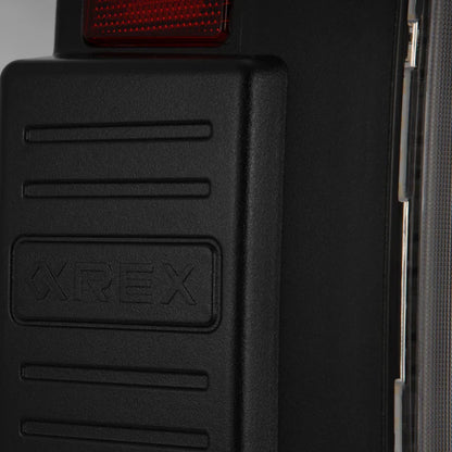 AlphaRex (NOVA-Series) 2018-2025 Jeep Wrangler JL Prismatic LED Tail Lights - Alpha-Black
