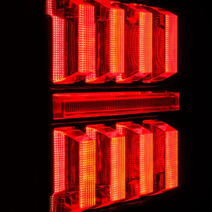 AlphaRex (NOVA-Series) 2018-2025 Jeep Wrangler JL Prismatic LED Tail Lights - Clear