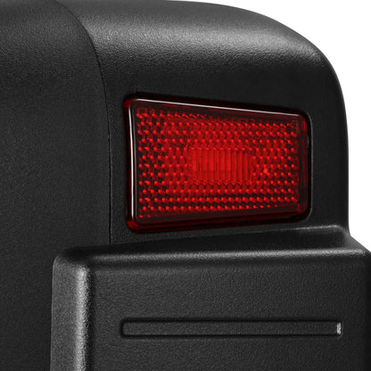 AlphaRex (NOVA-Series) 2018-2025 Jeep Wrangler JL Prismatic LED Tail Lights - Black Red