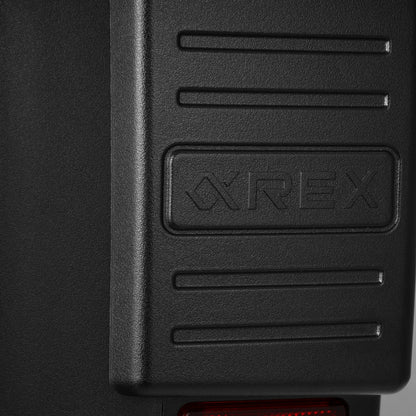 AlphaRex (NOVA-Series) 2018-2025 Jeep Wrangler JL Prismatic LED Tail Lights - Black Red