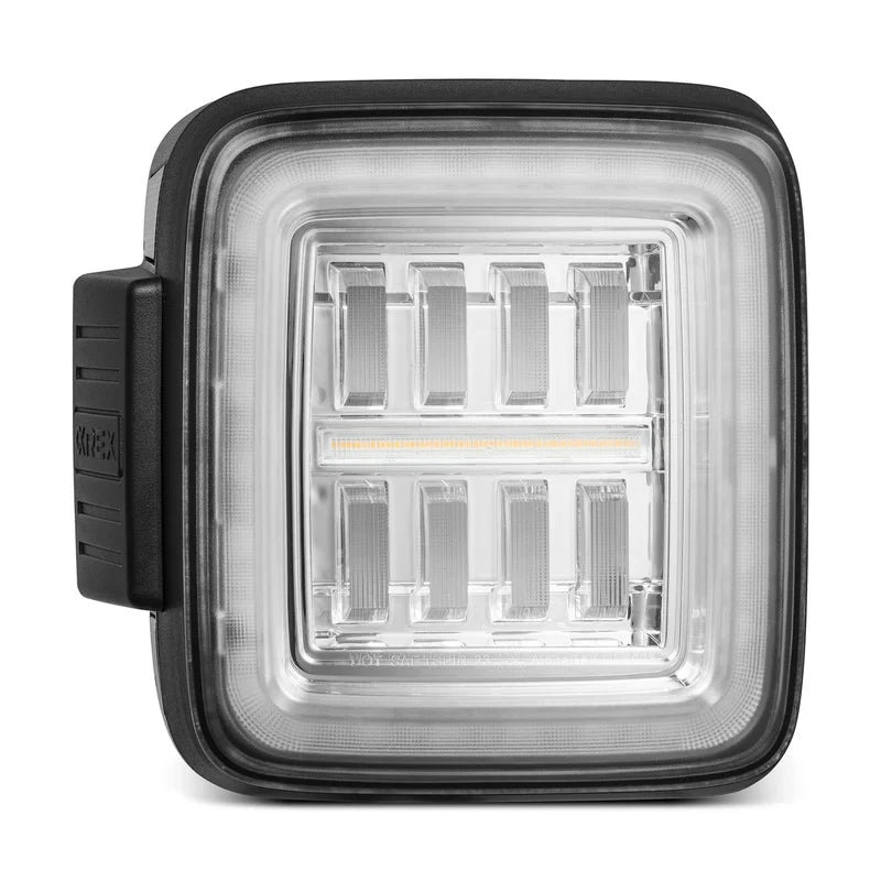AlphaRex (NOVA-Series) 2018-2025 Jeep Wrangler JL Prismatic LED Tail Lights - Clear