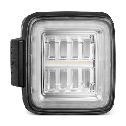 AlphaRex (NOVA-Series) 2018-2025 Jeep Wrangler JL Prismatic LED Tail Lights - Clear
