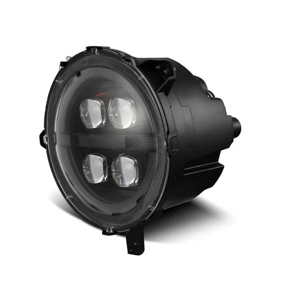AlphaRex (NOVA-Series) 2018-2025 Jeep Wrangler JL/2019-2025 Gladiator JT LED Projector Headlights - Alpha-Black