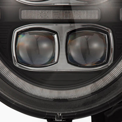 AlphaRex (NOVA-Series) 2018-2025 Jeep Wrangler JL/2019-2025 Gladiator JT LED Projector Headlights - Black