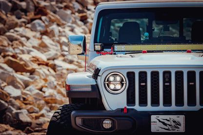 AlphaRex (NOVA-Series) 2018-2025 Jeep Wrangler JL/2019-2025 Gladiator JT LED Projector Headlights - Black