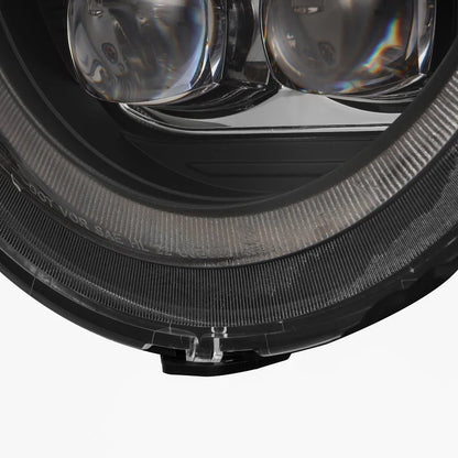 AlphaRex (NOVA-Series) 2018-2025 Jeep Wrangler JL/2019-2025 Gladiator JT LED Projector Headlights - Black