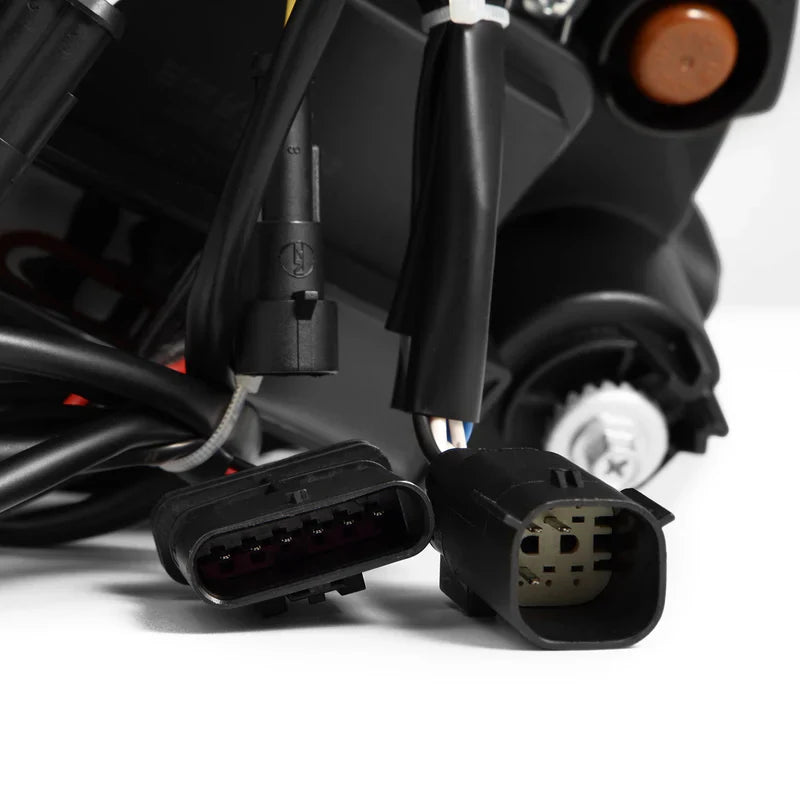 AlphaRex (NOVA-Series) 2018-2025 Jeep Wrangler JL/2019-2025 Gladiator JT LED Projector Headlights - Black