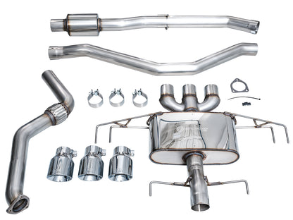 AWE Touring Edition Exhaust for DE5 Integra Type-S - Triple Chrome Silver Tips