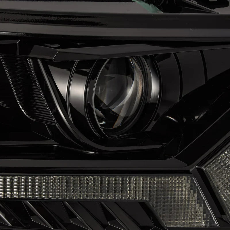 AlphaRex (LUXX-Series) 2019-2023 Ford Ranger (US Model Only) LED Projector Headlights - Alpha-Black