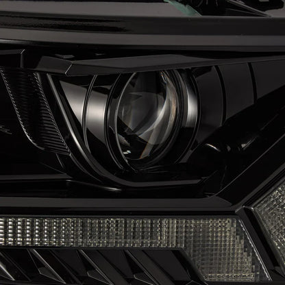 AlphaRex (LUXX-Series) 2019-2023 Ford Ranger (US Model Only) LED Projector Headlights - Alpha-Black