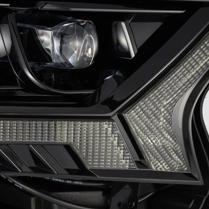 AlphaRex (NOVA-Series) 2019-2023 Ford Ranger (US Model Only) LED Projector Headlights - Alpha-Black