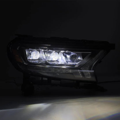 AlphaRex (NOVA-Series) 2019-2023 Ford Ranger (US Model Only) LED Projector Headlights - Alpha-Black