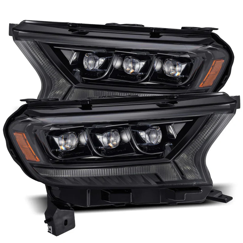 AlphaRex (NOVA-Series) 2019-2023 Ford Ranger (US Model Only) LED Projector Headlights - Alpha-Black