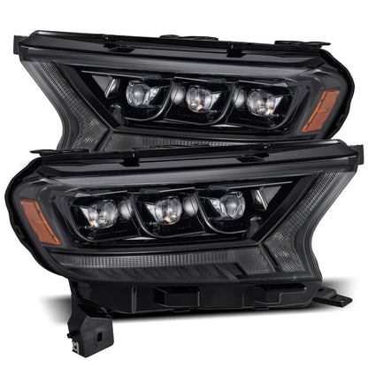 AlphaRex (NOVA-Series) 2019-2023 Ford Ranger (US Model Only) LED Projector Headlights - Alpha-Black