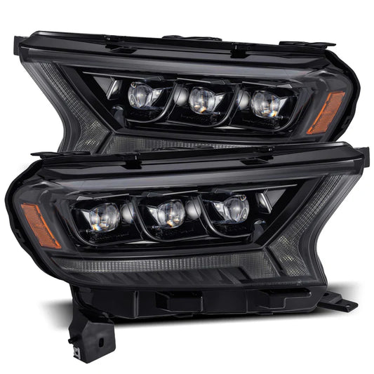 AlphaRex (NOVA-Series) 2019-2023 Ford Ranger (US Model Only) LED Projector Headlights - Alpha-Black