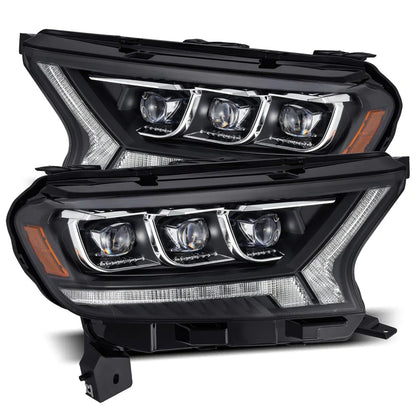 AlphaRex (NOVA-Series) 2019-2023 Ford Ranger (US Model Only) LED Projector Headlights - Black