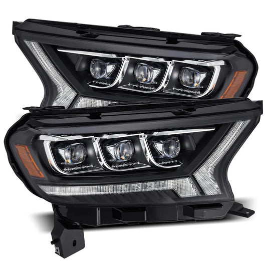 AlphaRex (NOVA-Series) 2019-2023 Ford Ranger (US Model Only) LED Projector Headlights - Black