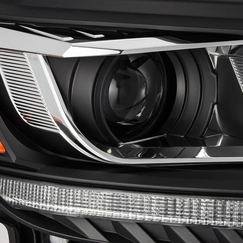 AlphaRex (PRO-Series) 2019-2023 Ford Ranger (US Model Only) Halogen Projector Headlights - Black