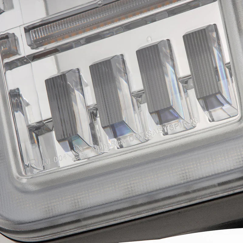 AlphaRex (NOVA-Series) 2019-2025 Jeep Gladiator JT Prismatic LED Tail Lights - Clear