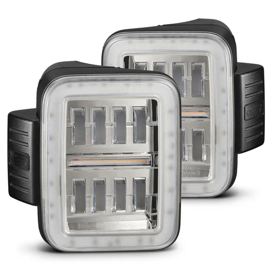 AlphaRex (NOVA-Series) 2019-2025 Jeep Gladiator JT Prismatic LED Tail Lights - Clear