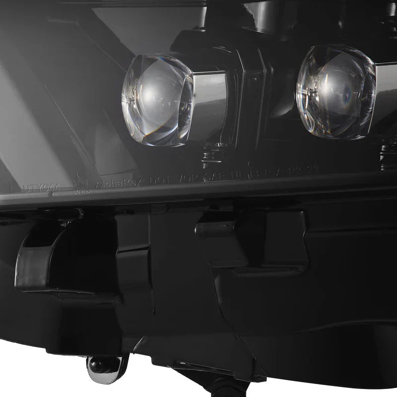 AlphaRex (NOVA-Series) 2019-2025 Toyota RAV4 (High Trim) LED Projector Headlights - Alpha-Black
