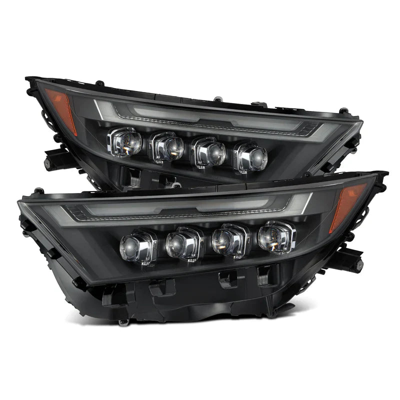AlphaRex (NOVA-Series) 2019-2025 Toyota RAV4 (Low Trim) LED Projector Headlights - Black