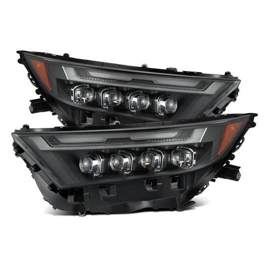 AlphaRex (NOVA-Series) 2019-2025 Toyota RAV4 (Low Trim) LED Projector Headlights - Black