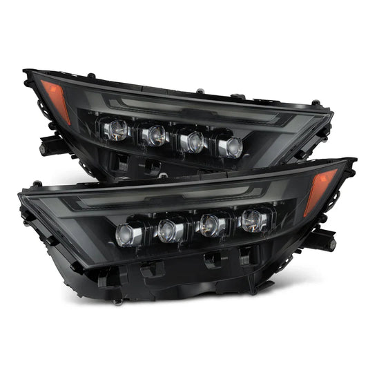 AlphaRex (NOVA-Series) 2019-2025 Toyota RAV4 (Low Trim) LED Projector Headlights - Alpha-Black
