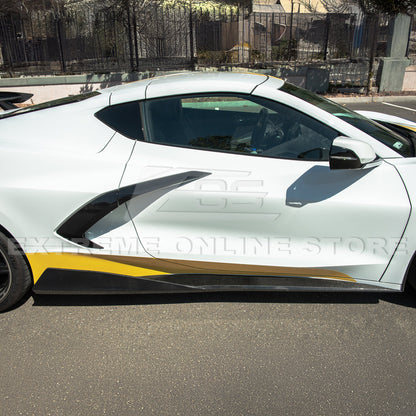 Chevrolet Corvette C8 DRY CARBON FIBER 5VM Side Skirts