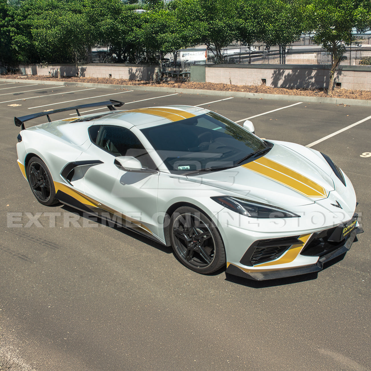 Chevrolet Corvette C8 DRY CARBON FIBER 5VM Side Skirts