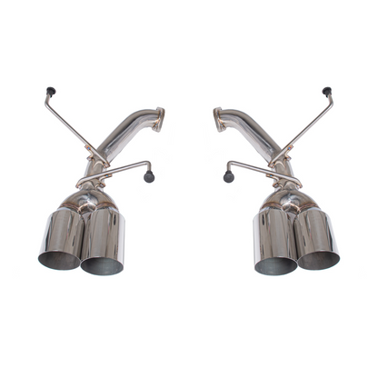 2022-Up Subaru WRX | Axle Back Muffler Delete Single Wall 4" Quad Tips Exhaust