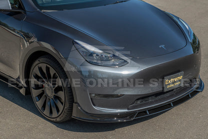 2020-24 Tesla Model Y Front Splitter Lip & Side Skirt