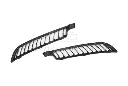 Corvette C7 DRY CARBON FIBER Replacement Rear Diffuser Vent