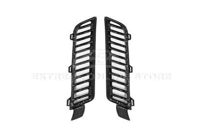 Corvette C7 DRY CARBON FIBER Replacement Rear Diffuser Vent