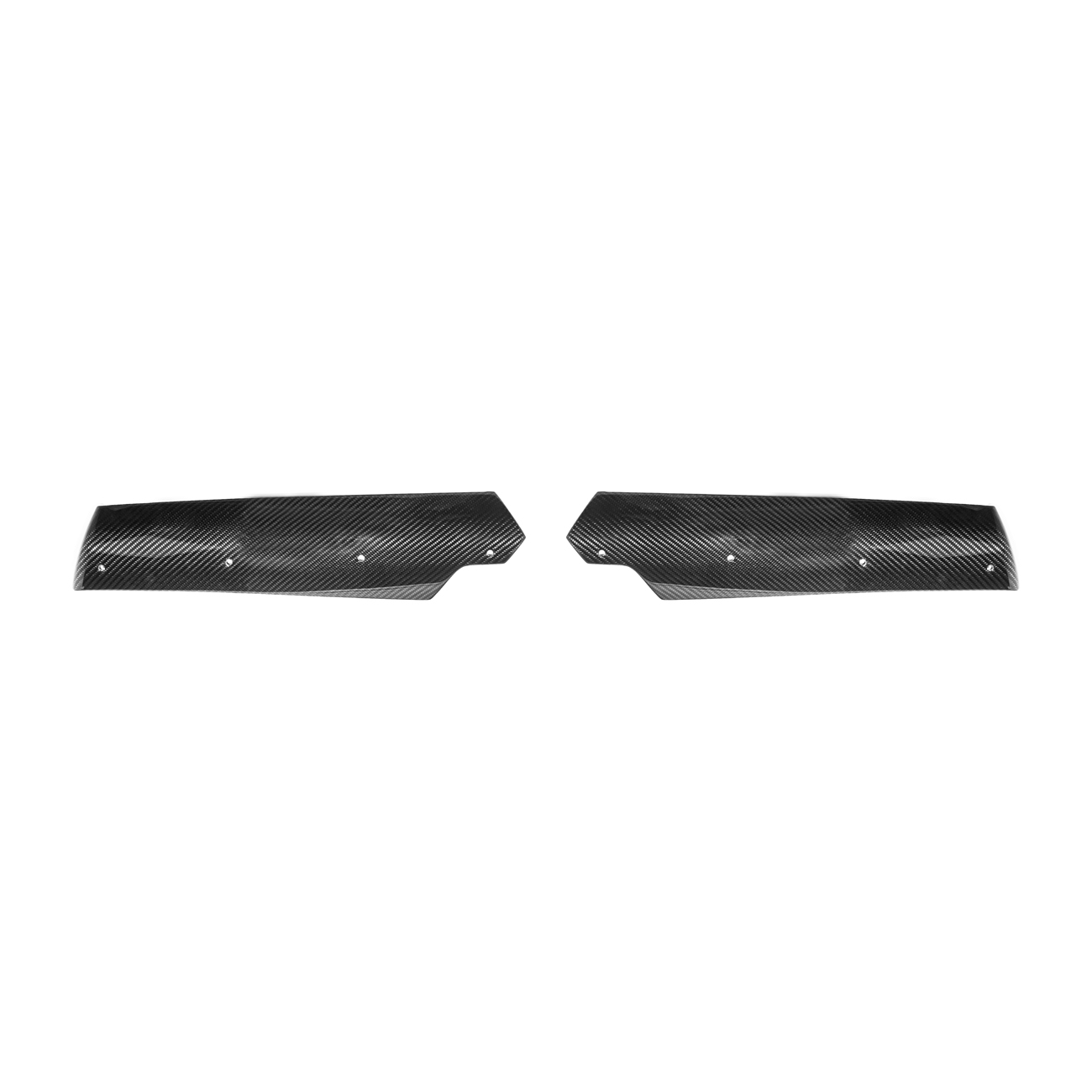 Corvette C7 DRY CARBON FIBER Rear Spoiler Side Winglets