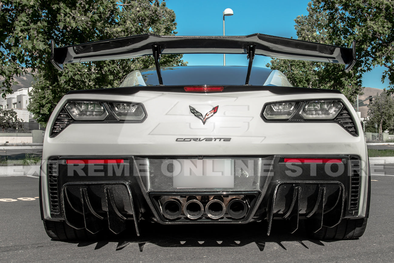Corvette C7 Add On Rear Bumper Diffuser