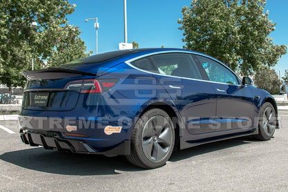 2017-23 Tesla Model 3 Performance Front Splitter & Side Skirts