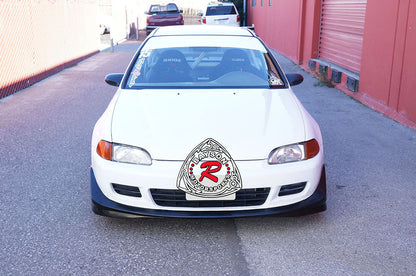 C2 Style Front Lip For 1992-1995 Honda Civic (2Dr Coupoe/3Dr Hatchback)
