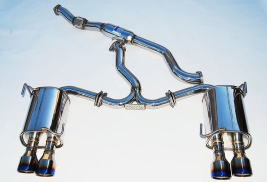 Invidia 15-21 Subaru WRX/STI Sedan Q300 Quad Titanium Tips Cat-back Exhaust