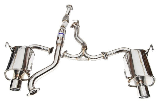Invidia 14-Up Subaru Forester XT Q300 Dual Rolled S.S.Tips Cat-Back Exhaust